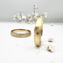 Misty Forest "Ammil" Ring - 18K Naturligt Vitguld