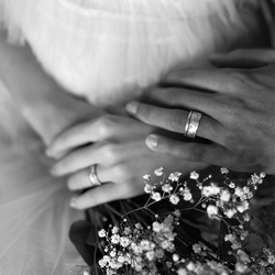 Misty Forest "Petite Diamond" Ring - 18K Naturligt Vitguld