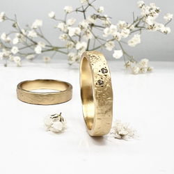 Misty Forest "Twinkle" Ring - 18K Naturligt Vitguld