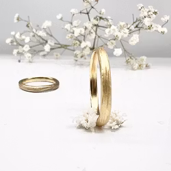 Misty Forest "Mars" Mens Ring - 18K Naturligt Vitguld
