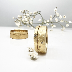 Misty Forest "Horizon" Ring - 18K Naturligt Vitguld