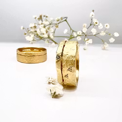 Misty Forest "Horizon" Ring - 18K Gulguld