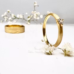 Misty Forest "Idyllic" Ring - 18K Gulguld
