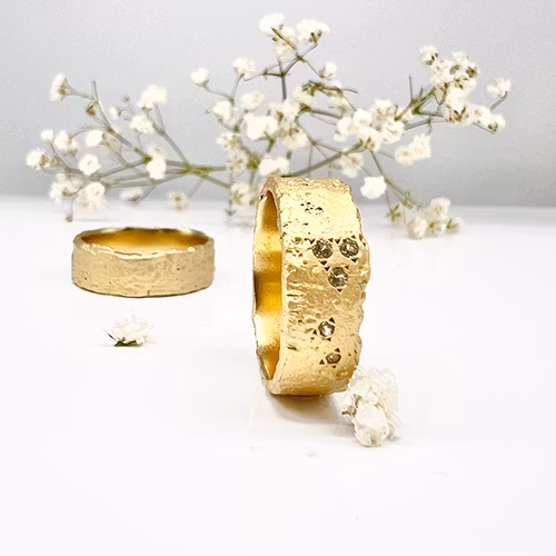 Misty Forest "Starshine" Ring - 18K Gulguld