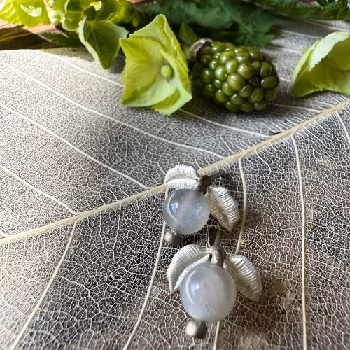 Örhängen Elderberry Treasure - Silver