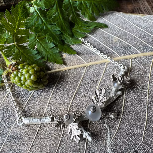 Halsband Meadow Breeze - Silver