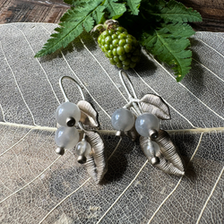 Örhängen Dewdrop Meadow - Silver