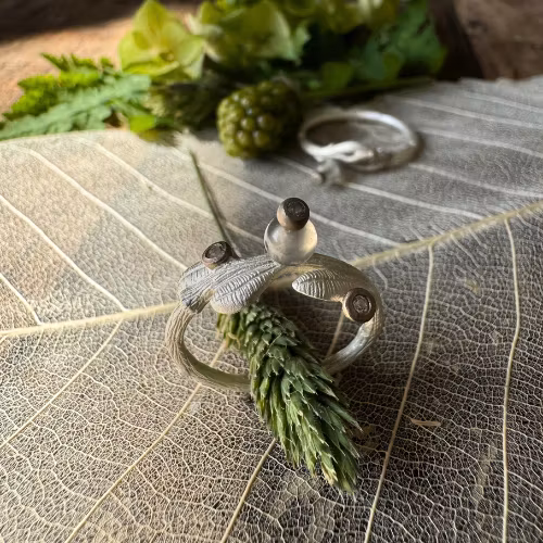 Ring Whispering Forest - Silver