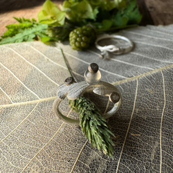 Ring Whispering Forest - Silver