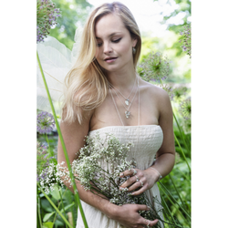 Örhängen Dewdrop Meadow - Silver