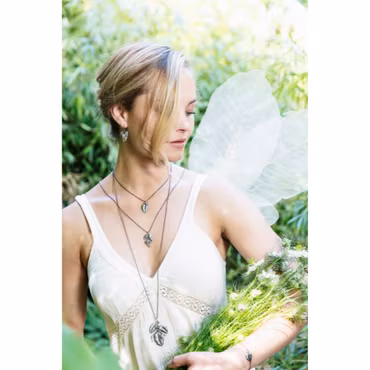 Necklace Wildflower Garland - Bronze/Gold