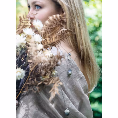 Halsband Darjeeling - Guld/Brons