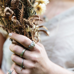 Ring Green Leaf - Guld/Brons
