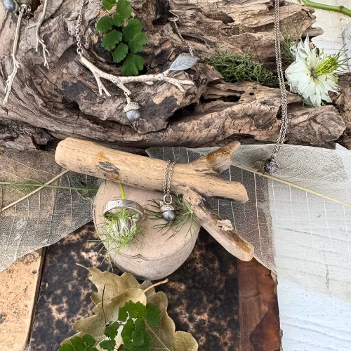 Halsband Branch of Oak - Guld/Brons