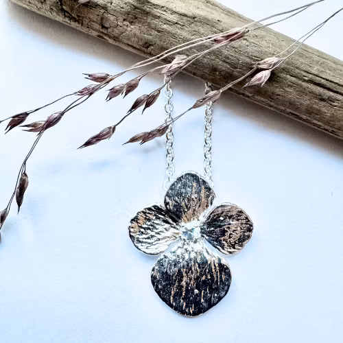 Halsband Bouquet - Silver