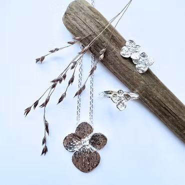 Halsband Bouquet - Silver