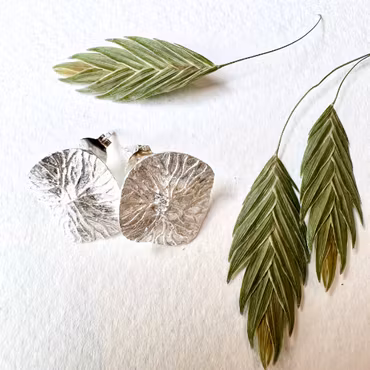 Örhängen Pilea - Silver