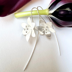 Örhängen Precious Flower - Silver
