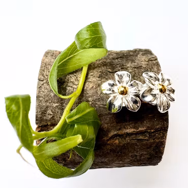 Örhängen Vildkörsbär - Silver/Guld