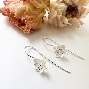 Örhängen Alpsippa - Silver