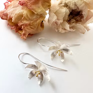 Örhängen Fiore - Silver/Guld