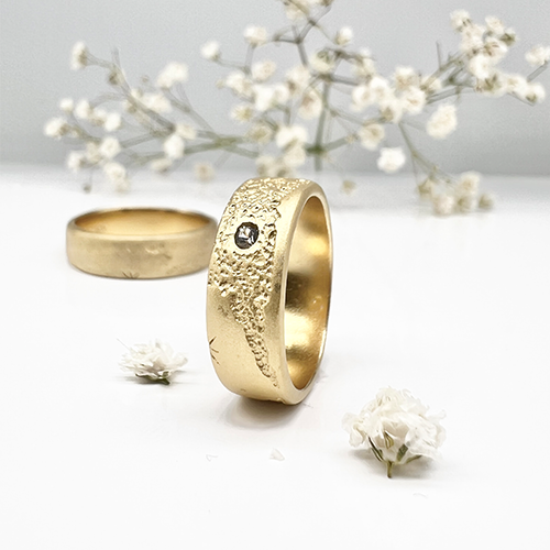 Misty Forest World Ring - 14K Gold