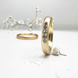 Misty Forest "Water" Ring - Förgyllt med 14K Guld