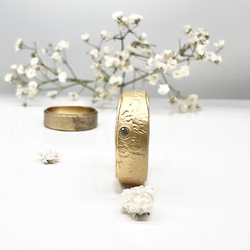 Misty Forest "Azure" Ring - Förgyllt med 14K Guld