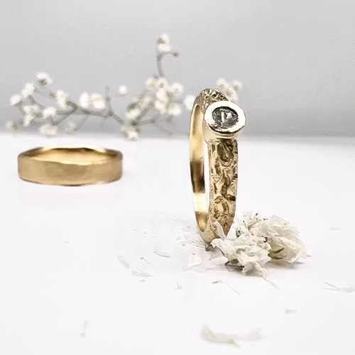 Misty Forest "Mizzle" Ring - Förgyllt med 14K Guld