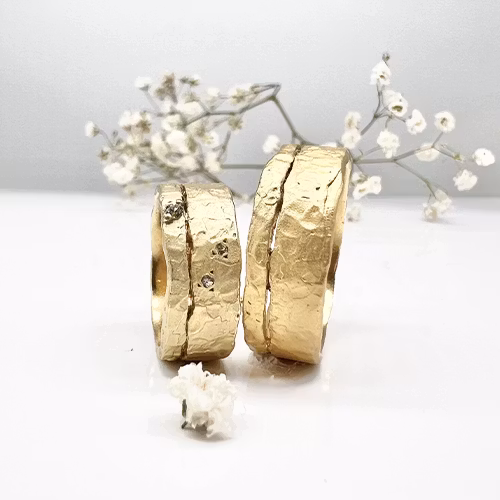 Misty Forest "Horizon" Ring - Förgyllt med 14K Guld