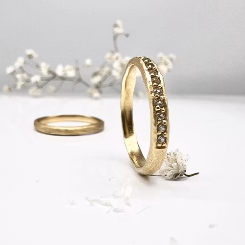 Misty Forest "Rainbow" Ring - Förgyllt med 14K Guld