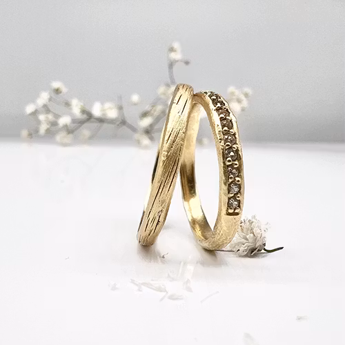 Misty Forest "Rainbow" Ring - Förgyllt med 14K Guld