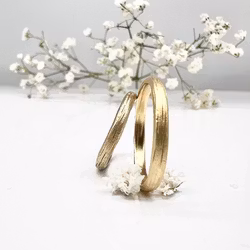 Misty Forest Silk Ring - 14K Gold
