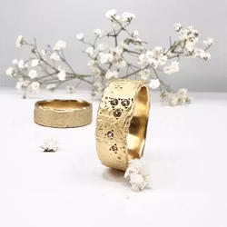 Misty Forest "Starshine" Ring - Förgyllt med 14K Guld