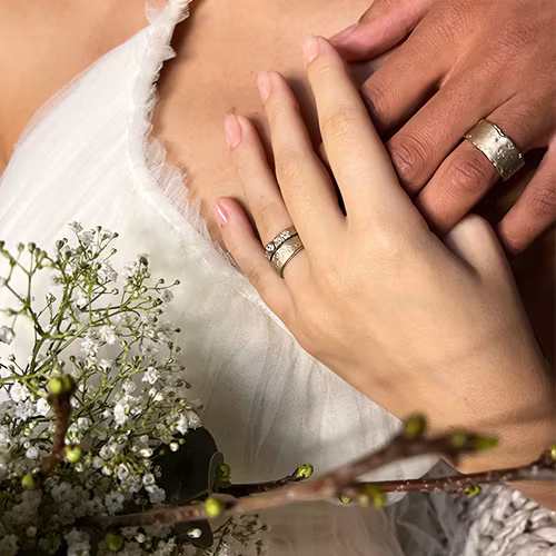 Misty Forest "Soil" Mens Ring - Förgyllt med 14K Guld