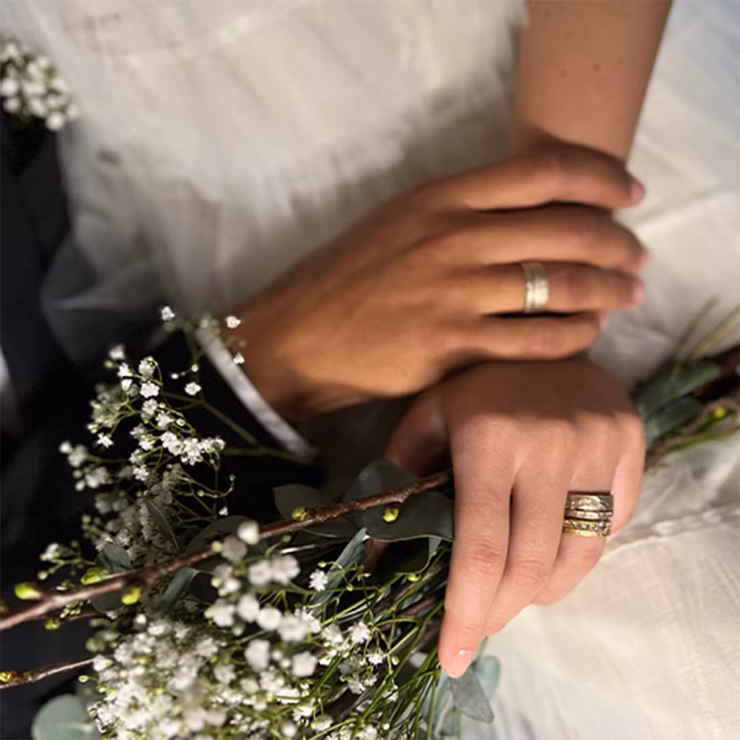 Misty Forest "Horizon" Ring - Förgyllt med 14K Guld