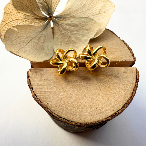 Örhängen Simple Flower - Guld