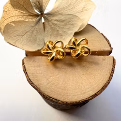 Örhängen Simple Flower - Guld