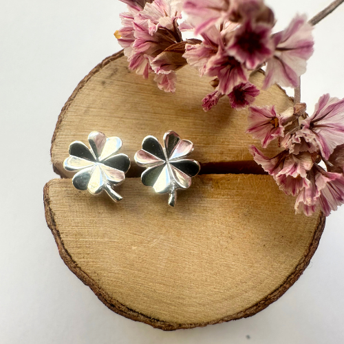 Örhängen Lucky Clover - Silver
