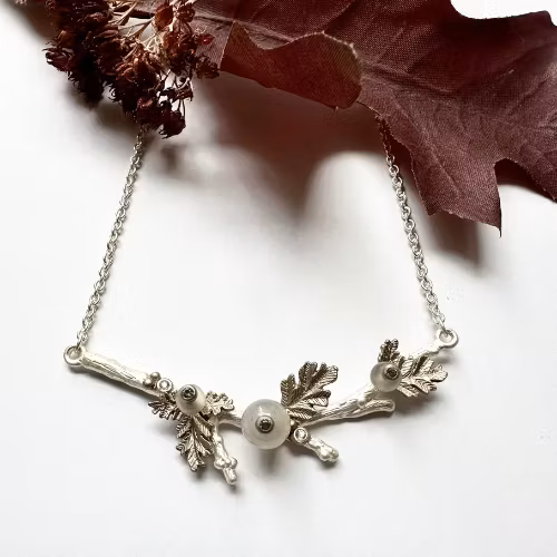 Halsband Meadow Breeze - Silver