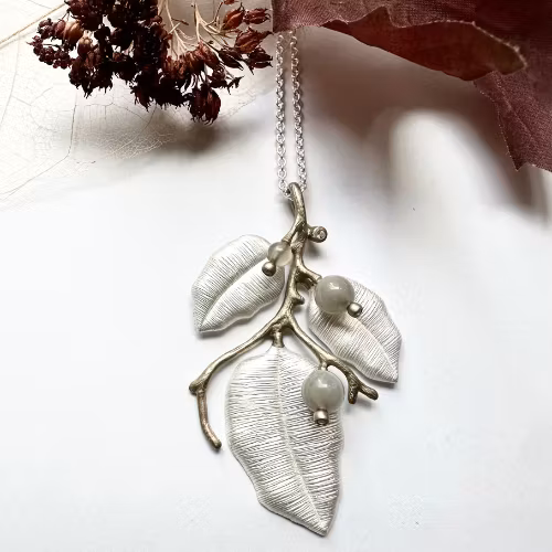 Halsband Willow Whisper - Silver