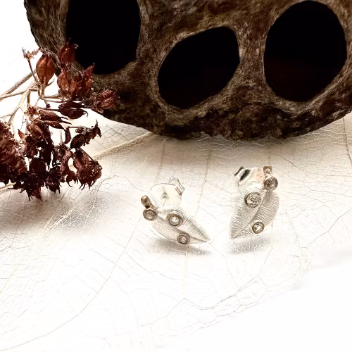 Örhängen Hazelwood - Silver