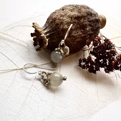Earrings Forest Stream - Silver
