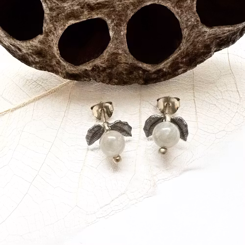 Earrings Elderberry Treasure - Bronze/Gold