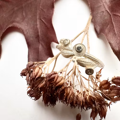 Ring Whispering Forest - Silver