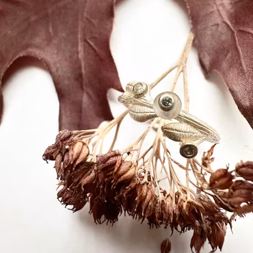 Ring Whispering Forest - Silver