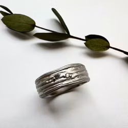 Ring Écorce - Silver