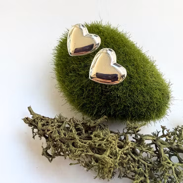 Örhängen Heart - Silver