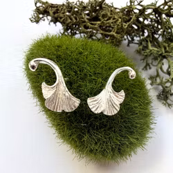 Örhängen Ginkgo Nova - Silver