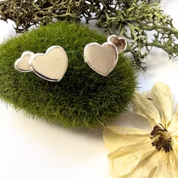 Örhängen Dubble Love - Silver